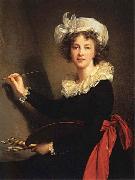 Elisabeth-Louise Vigee-Lebrun Self-Portrait oil